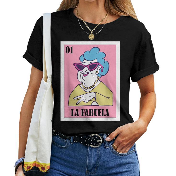 Mexican For Grandma La Fabuela Women T-shirt