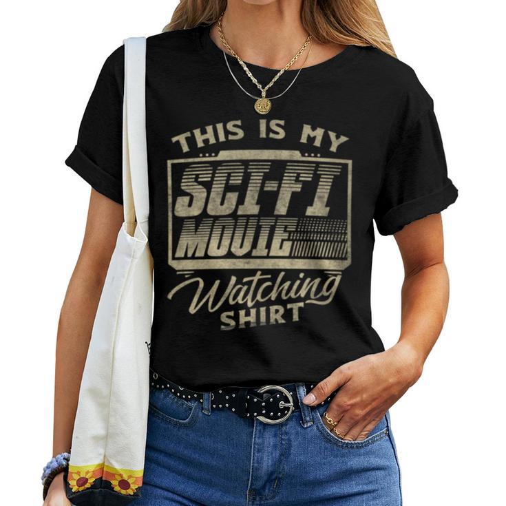 Sci-Fi Movie Lover Graphic For And Movie Fan Women T-shirt