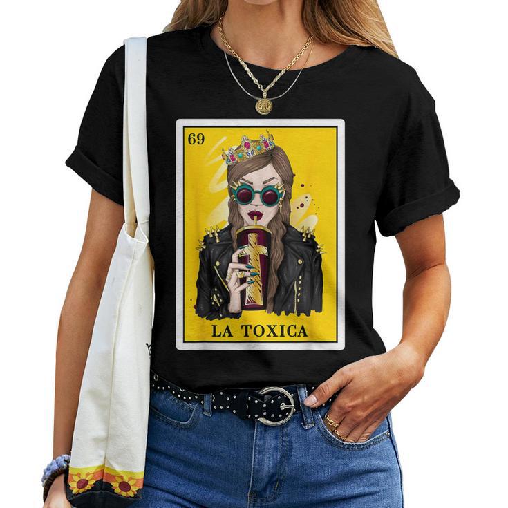 Spanish-Mexican Bingo La Toxica Women T-shirt