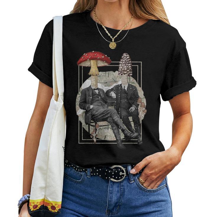 Vintage Mushroom Aesthetic Women T-shirt