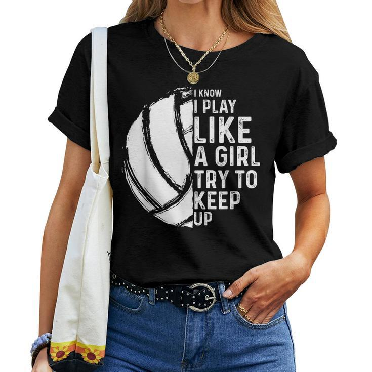 Volleyball Girls Youth N Sports Lovers Women T-shirt