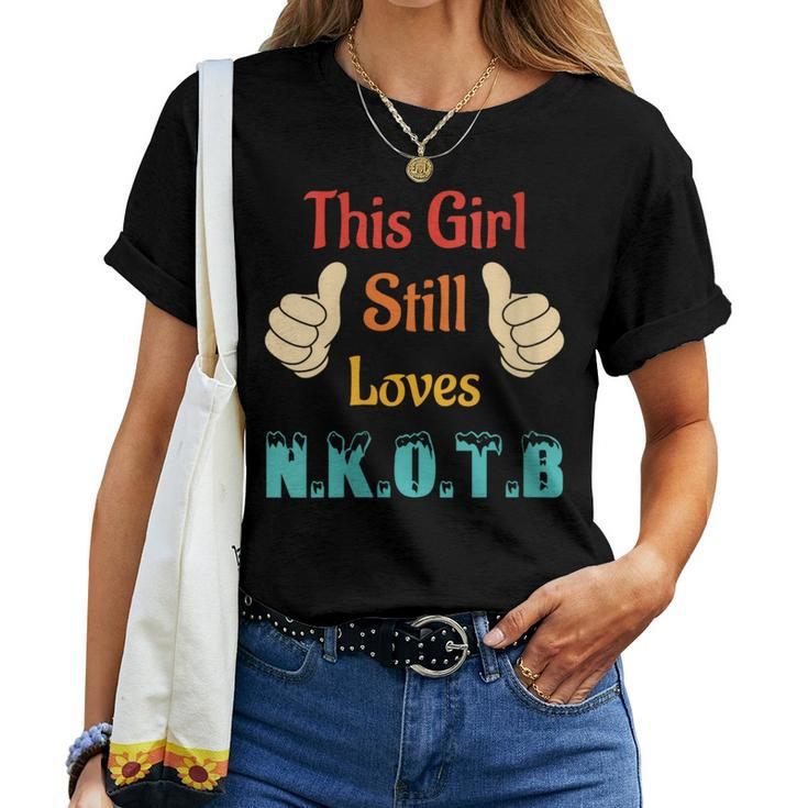 This Girl Still Loves NKOTB Vintage Apparel Women T-shirt