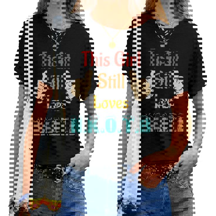 This Girl Still Loves NKOTB Vintage Apparel Women T-shirt