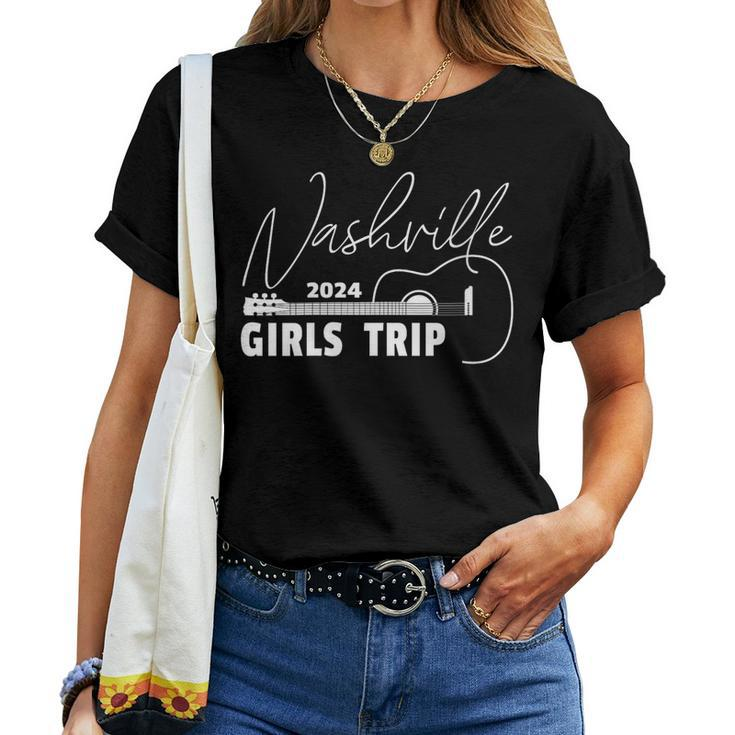 Girls Trip Nashville 2024 For Weekend Birthday Party Women T-shirt