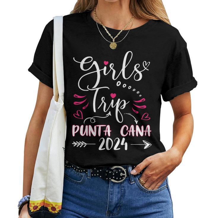 Girls Trip Punta Cana 2024 Weekend Summer Vacation Women T-shirt