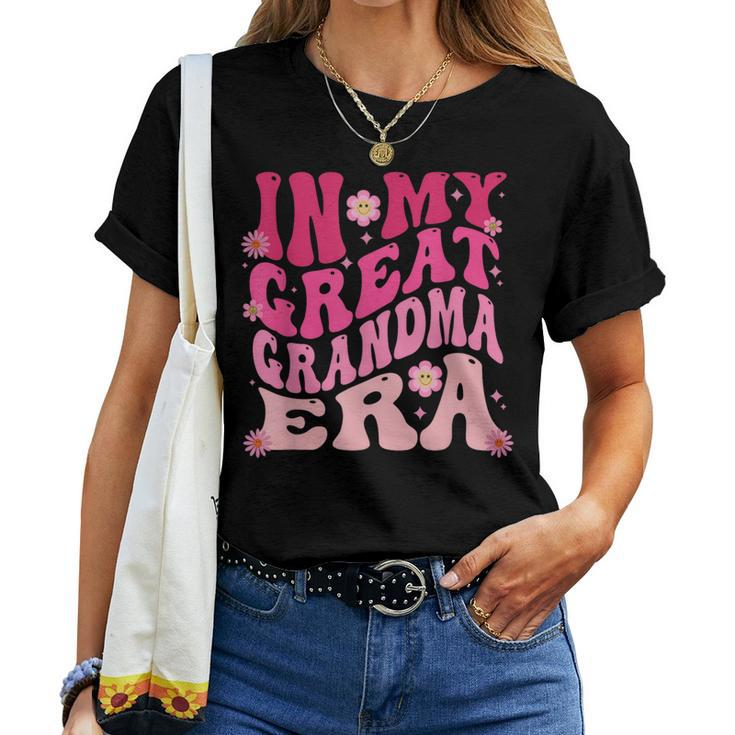 In My Grammy Era Baby Announcement Grandma Mother's Day Women T-shirt