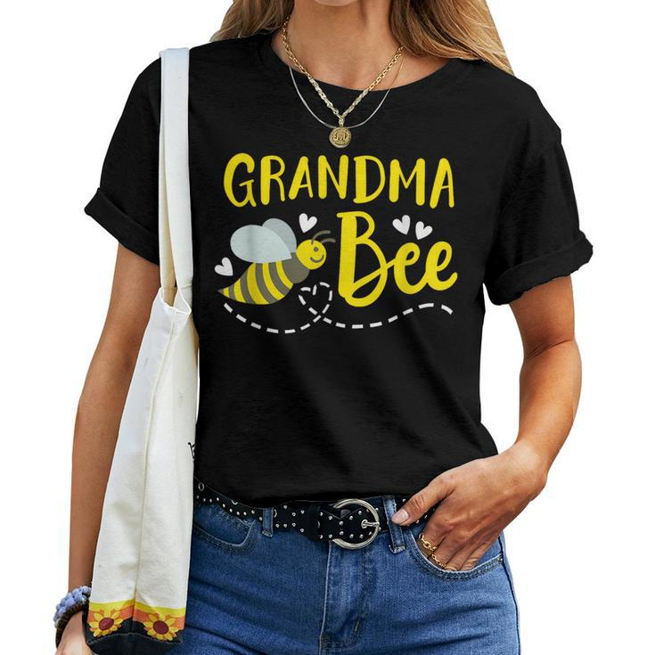 Grandma Bee Cute Beekeeping Birthday Party Matching Family Women T-shirt