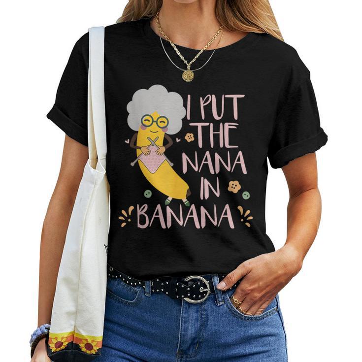 Grandma Nana Banana Women T-shirt