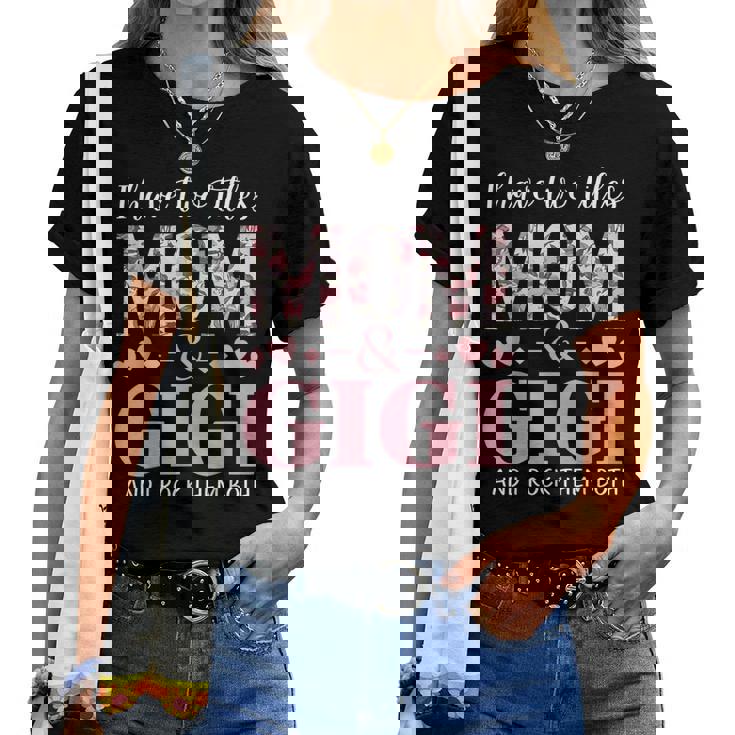 Womens Have Two Titles Mom & Yia Yia Shirt For Grandma Gift T-Shirt