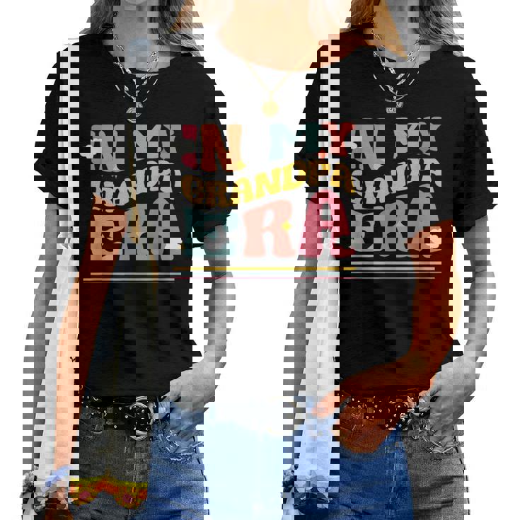 In My Grandpa Era Family Grandfather Groovy Matching Women T-shirt