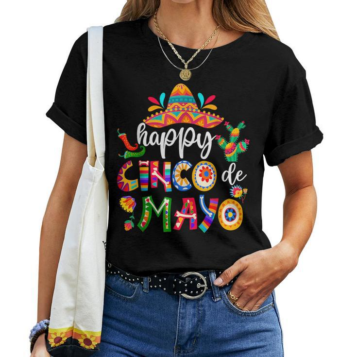 Happy 5 De Mayo Cinco Viva Mexico For Kid Women T-shirt