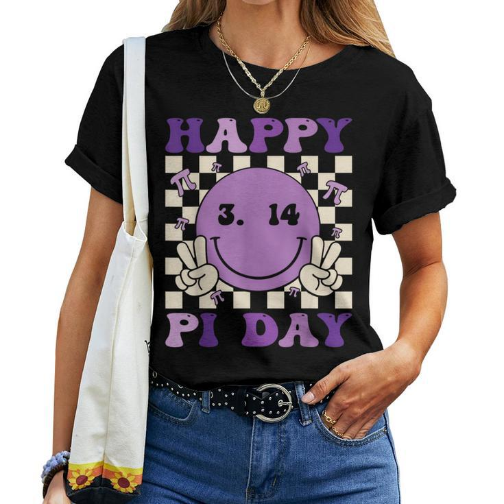 Happy Pi Day 2024 Teacher Student Math Symbol 314 Pi Day Women T-shirt