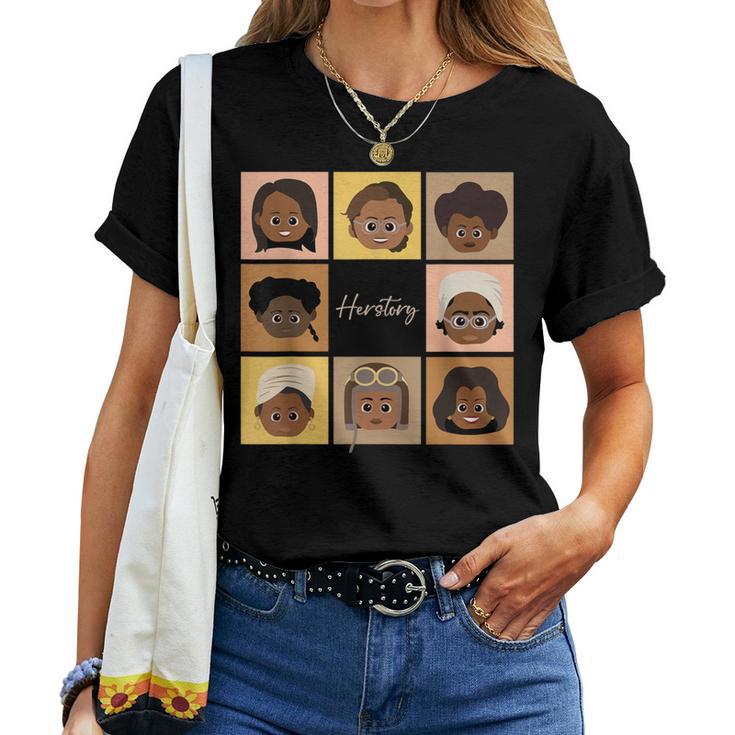 Herstory Makers African Roots Black History Month Women T-shirt