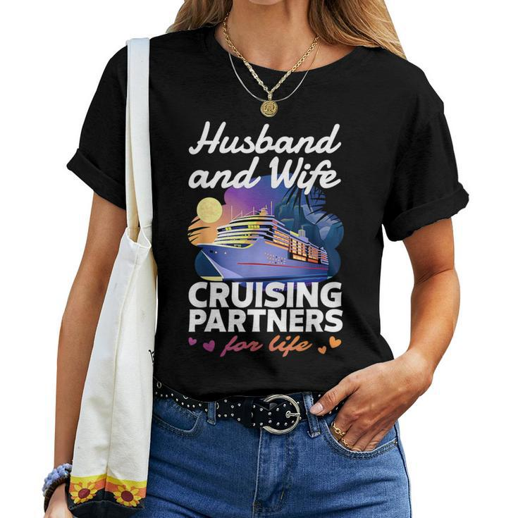 Husband And Wife Cruise 2024 Matching Couple Outfits Women T-shirt