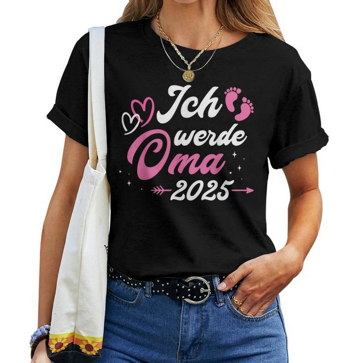 Ich Werde Oma 2025 Schwangerschafterkünden T-shirt Frauen