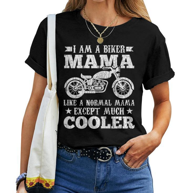 I'm A Biker Mama Motorcycles Bike Graphic Women T-shirt