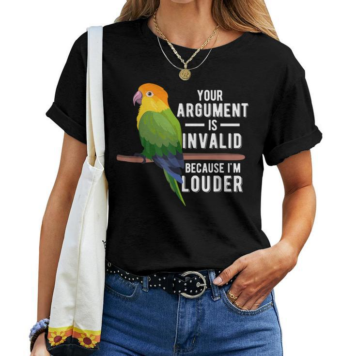 I'm Louder Caique Owner Caique Parrot Mom Women T-shirt