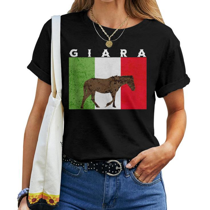 Italian Sardinian Giara Horse Women T-shirt