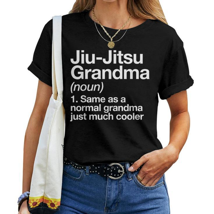 Jiu-Jitsu Grandma Definition Sports Martial Arts Women T-shirt