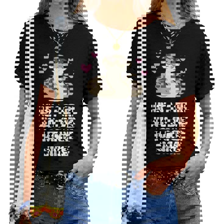 Just A Girl Who Loves Hognose Snakes Women T-shirt