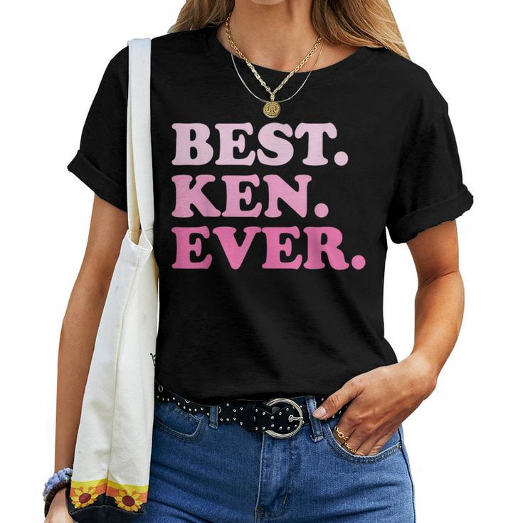 Ken Name Best Ken Ever Vintage Groovy Women T-shirt