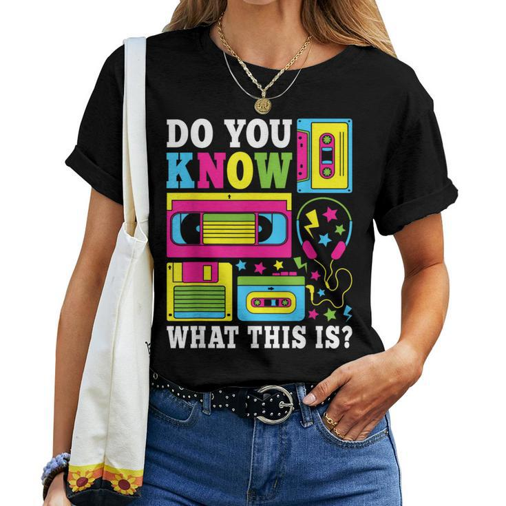 Do You Know What This Is 80S 90S Outfit Boys Girls Women T-shirt