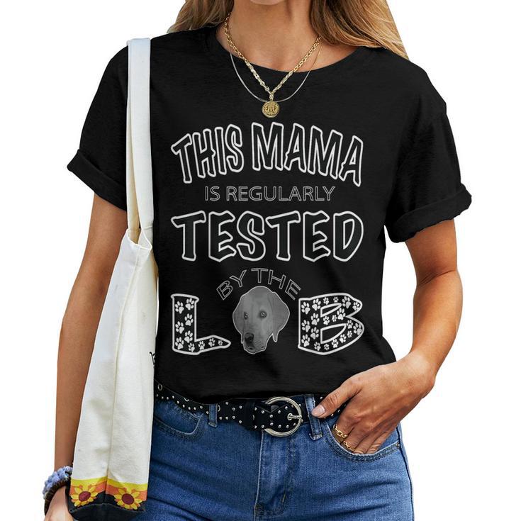 Lab Mama Dog Mom For Fox Red Labrador Retriever Women T-shirt