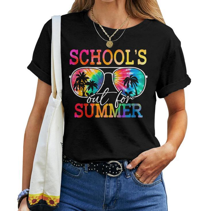 Last Day Of School Schools Out For Summer Teacher Students Women T-shirt