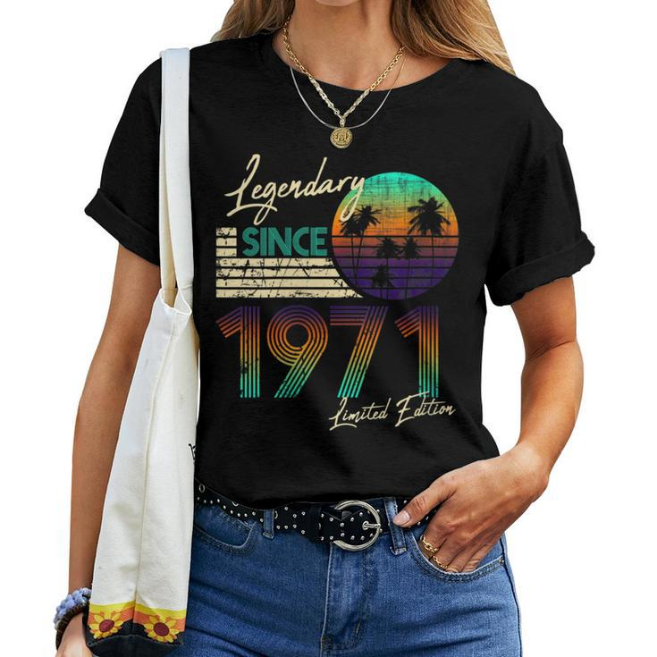Legendary Since Bday March 1971 Vintage 50Th Birthday Women T-shirt
