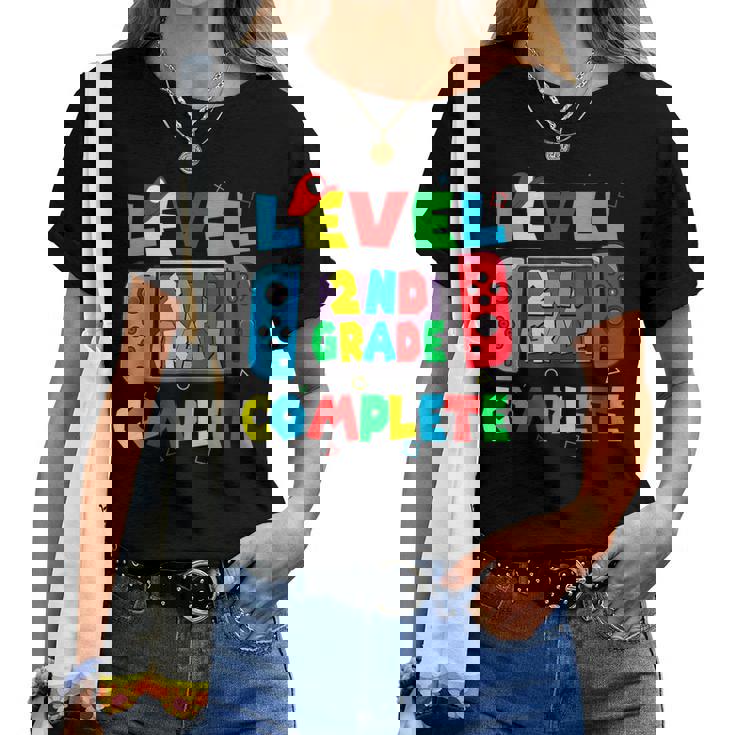 Level 2Nd Grade Complete Last Day Of School Video Game Women T-shirt