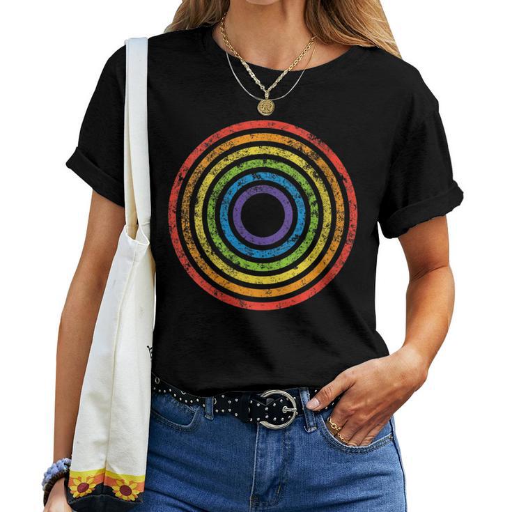 Lgbt Equality March Rally Protest Parade Rainbow Target Gay Women T-shirt