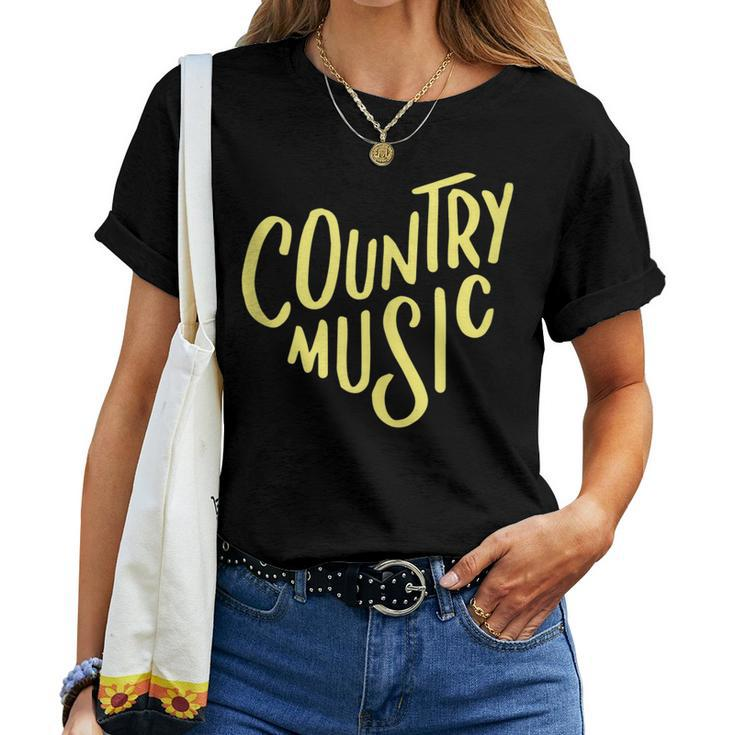 I Love Country Music Boho Music Lovers For Men Women T-shirt