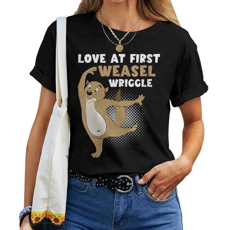 Love At First Weasel Wriggle For Weasel Lovers Women T-shirt