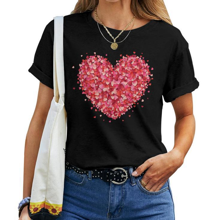 Love Heart Graphic Valentine's Day Girls Boys Hearts Women T-shirt