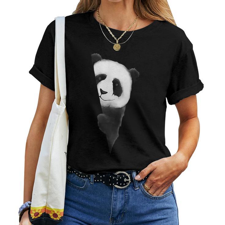 I Love Pandas Stylish Cute Panda Love Panda Bear Women T-shirt