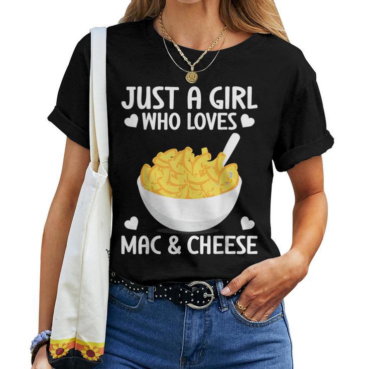 Macaronie & Cheese Girl Who Loves Mac & Cheese Women T-shirt