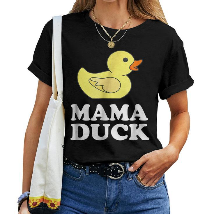 Mama Duck Mother Bird Women T-shirt