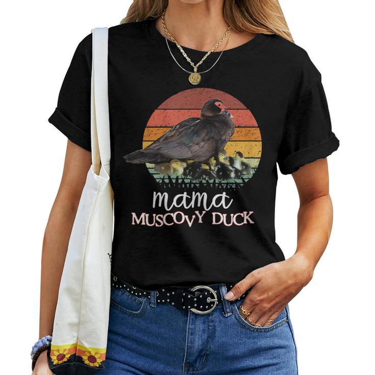 Mama Muscovy Duck Mom Women T-shirt