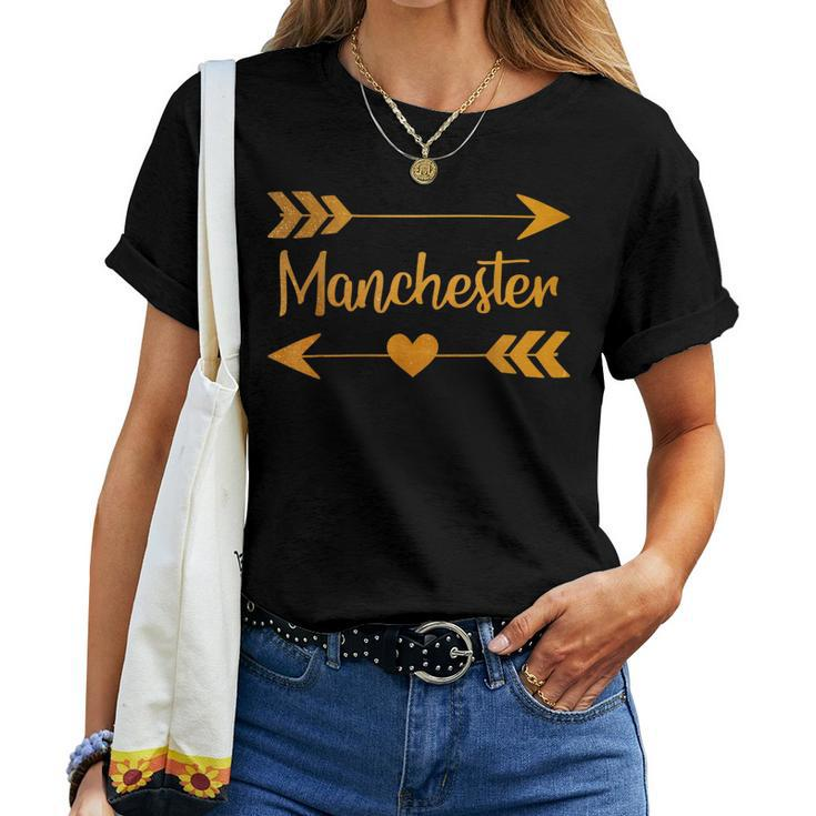 Manchester Nh New Hampshire City Home Usa Women Women T-shirt