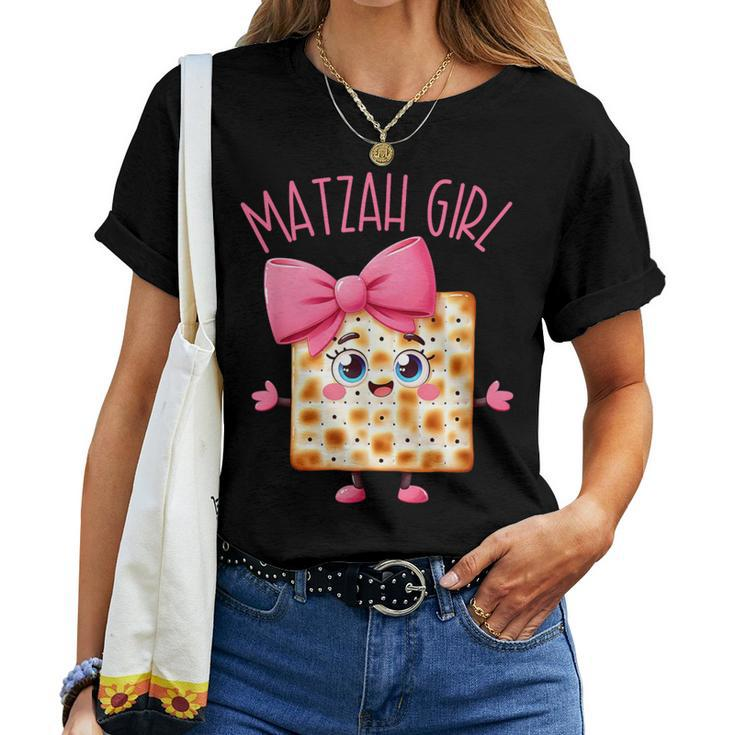 Matzah Girl Happy Passover Jewish Pesach Seder Afikoman Girl Women T-shirt