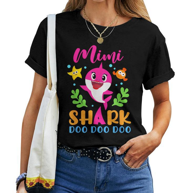 Mimi Shark Mimi Shark Lover Family Mother's Day Women T-shirt