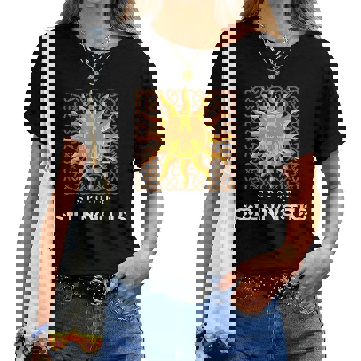 Mitología Romana Antigua Sol Invictus Águila Romana Spqr Camiseta de mujer