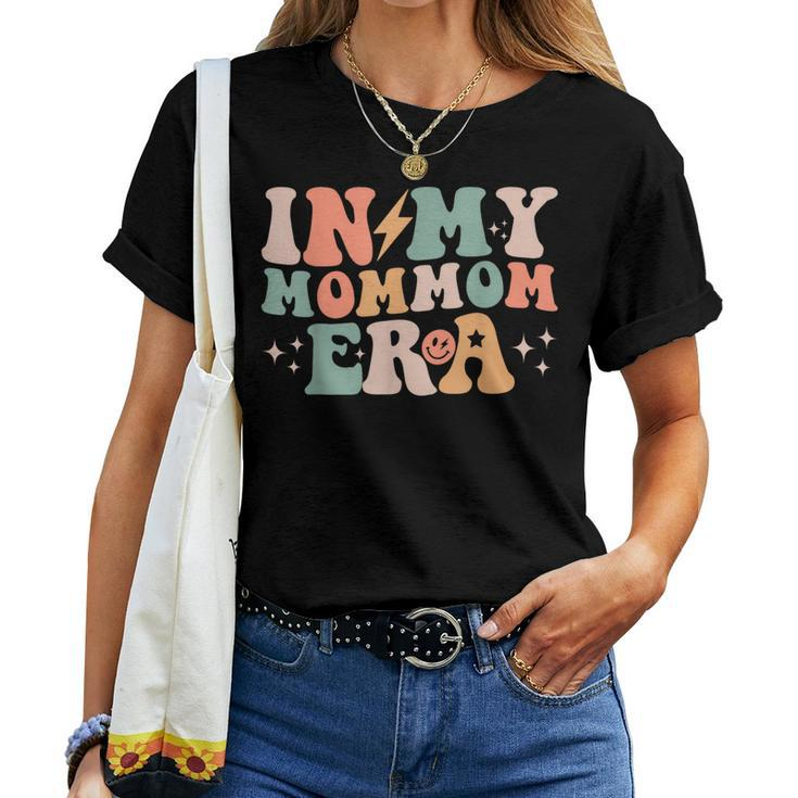In My Mommom Era Baby Announcement For Grandma Mother's Women T-shirt
