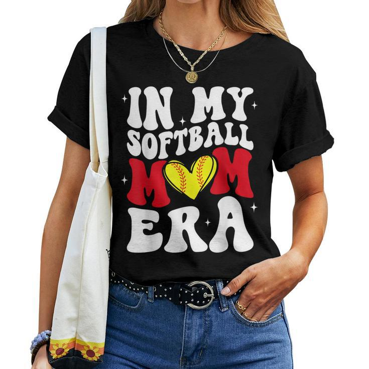 In My Softball Mom Era Softball Mama Women T-shirt
