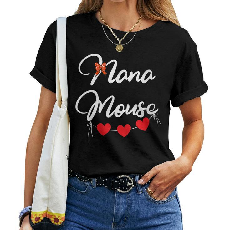 Nana Mouse Grandma Grandmother Granny Mother's Day Women T-shirt