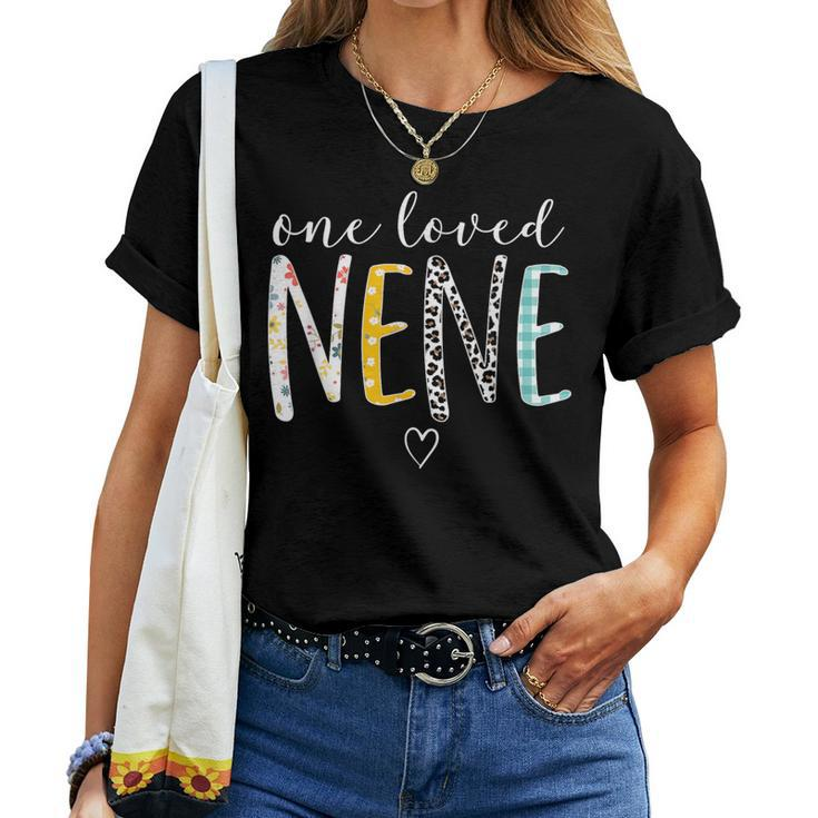 Nene One Loved Nene Mother's Day Women T-shirt