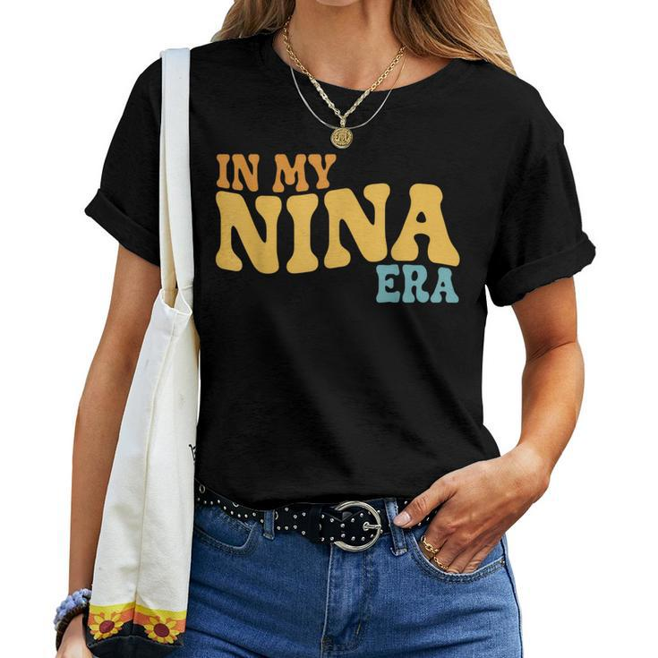 In My Nina Era Groovy Tie Dye Women T-shirt