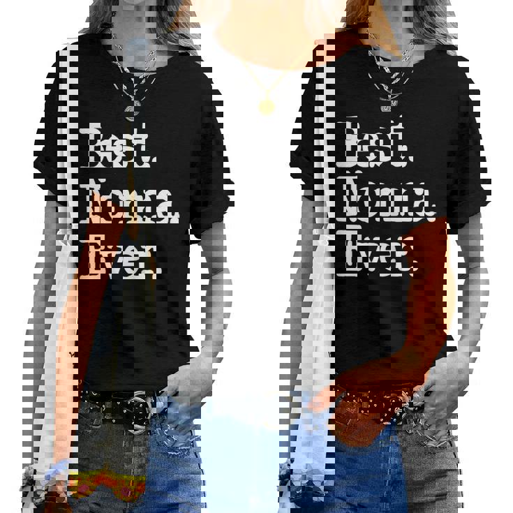 Nonna Mejor Nonna Ever Camiseta de mujer