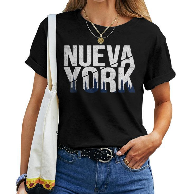 Nueva York New York Retro Style Vintage Spanish Women Women T-shirt
