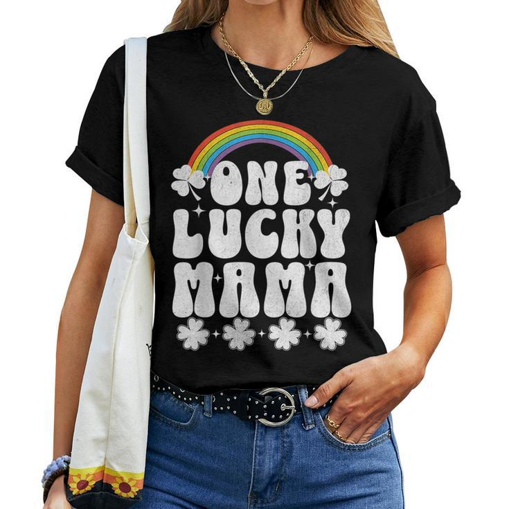 One Lucky Mama St Patrick's Day Lucky Mom Mother Women T-shirt